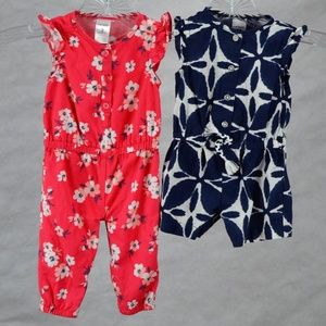 2 Carter's 3 months Rompers